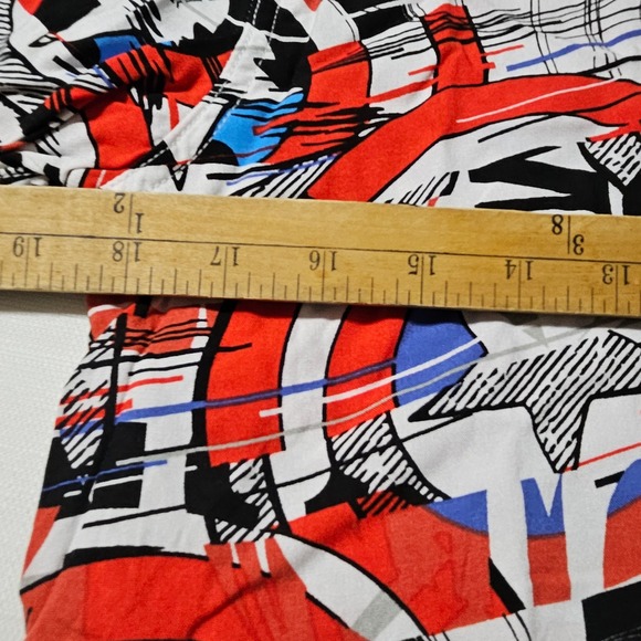 Marvel‎ Captain America Shield Graphic Shirt Button Down Short Sleeve Mens Small - Picture 3 of 8